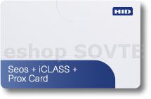 iClass Seos + Prox Card, 13.56 MHz with ISO/IEC 14443 Type A