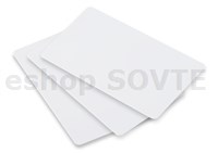 Blank white CR-80 PC (PolyCarbon), Ultracard card, 0,76 mm