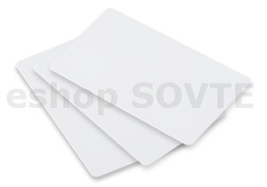 Blank white CR-80 PC (PolyCarbon), Ultracard card, 0,76 mm